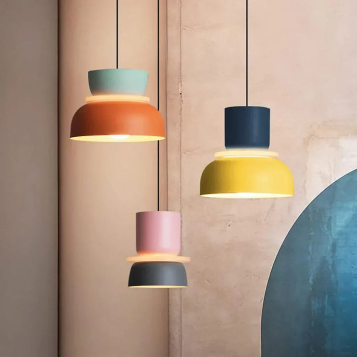 Color Block Nordic Pendant Light – Stylish Kitchen Pendant Lighting for Modern Spaces 5