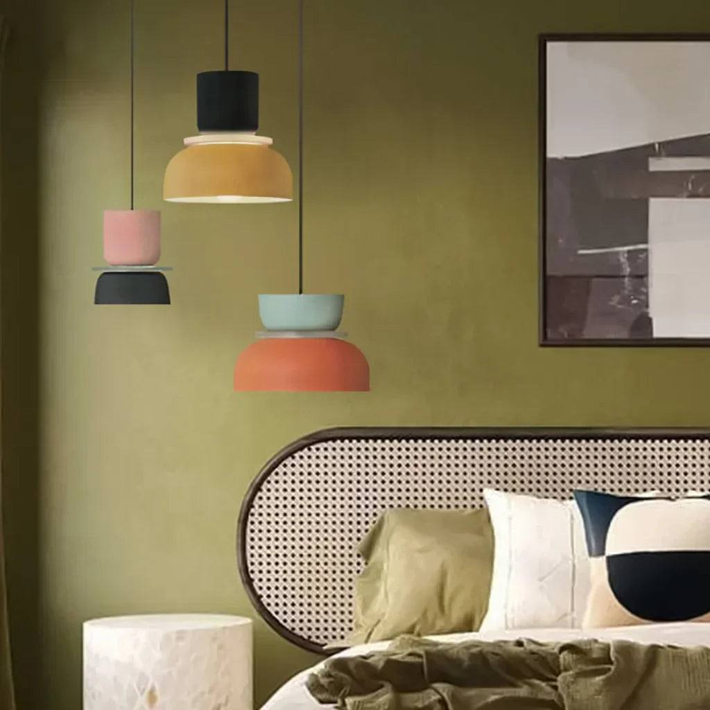 Color Block Nordic Pendant Light – Stylish Kitchen Pendant Lighting for Modern Spaces 8