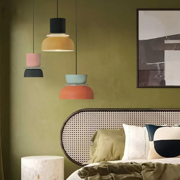 Color Block Nordic Pendant Light – Stylish Kitchen Pendant Lighting for Modern Spaces 8