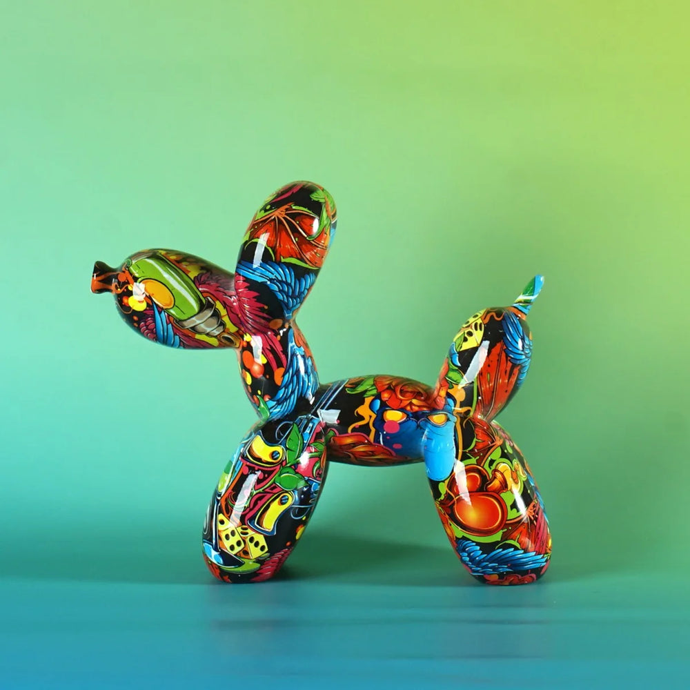 Colorful Balloon Dog Decorative Sculpture – Whimsical Accent for Home or Office 1
