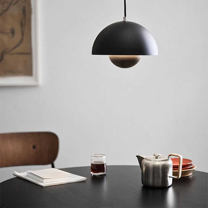 Colorful Half-Circle Chandelier – Modern Scandinavian Lighting for Dining Room or Living Space 10