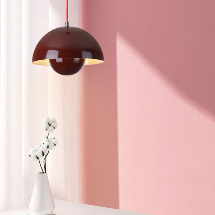 Colorful Half-Circle Chandelier – Modern Scandinavian Lighting for Dining Room or Living Space 11