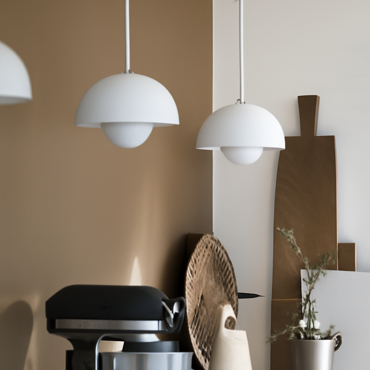 Colorful Half-Circle Chandelier – Modern Scandinavian Lighting for Dining Room or Living Space 4