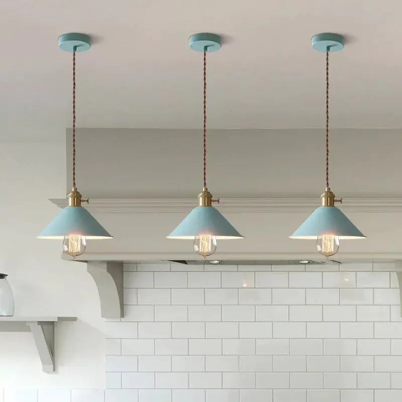 Colourful Cone Pendant Light – Stylish Kitchen Pendant Lighting for Modern Spaces 1