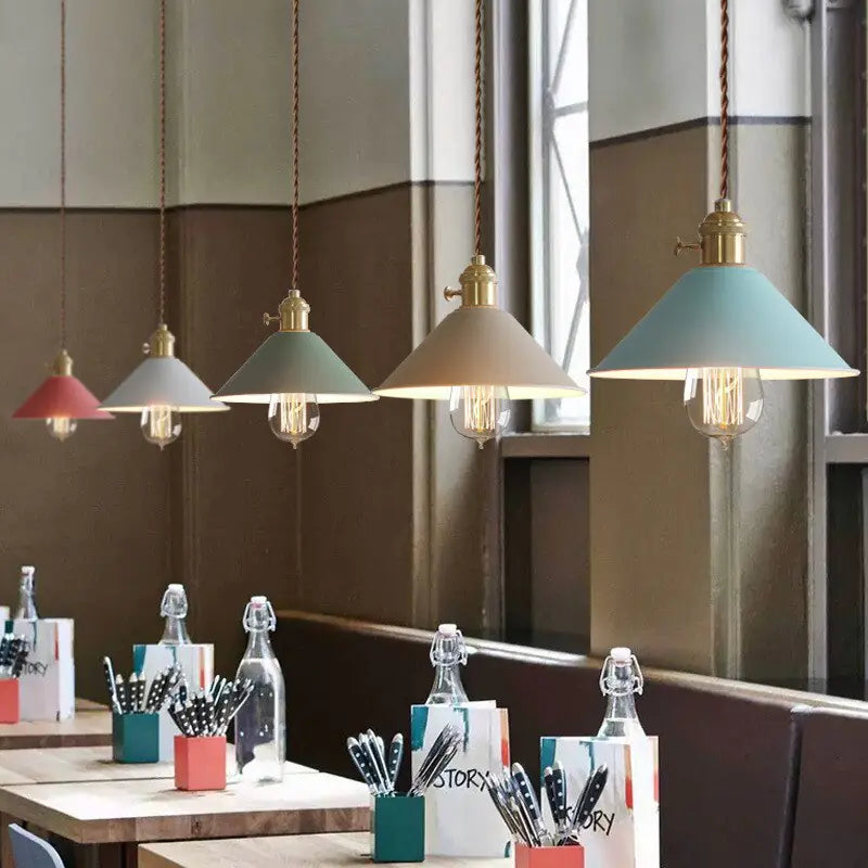Colourful Cone Pendant Light – Stylish Kitchen Pendant Lighting for Modern Spaces 4