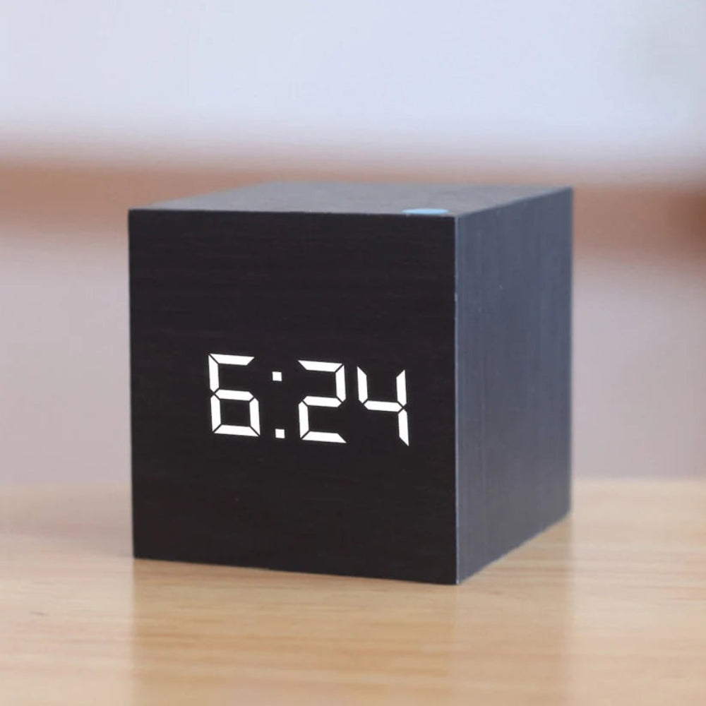 Compact LED Digital Alarm Clock with Adjustable Brightness – Perfect for Bedroom or Kitchen 1