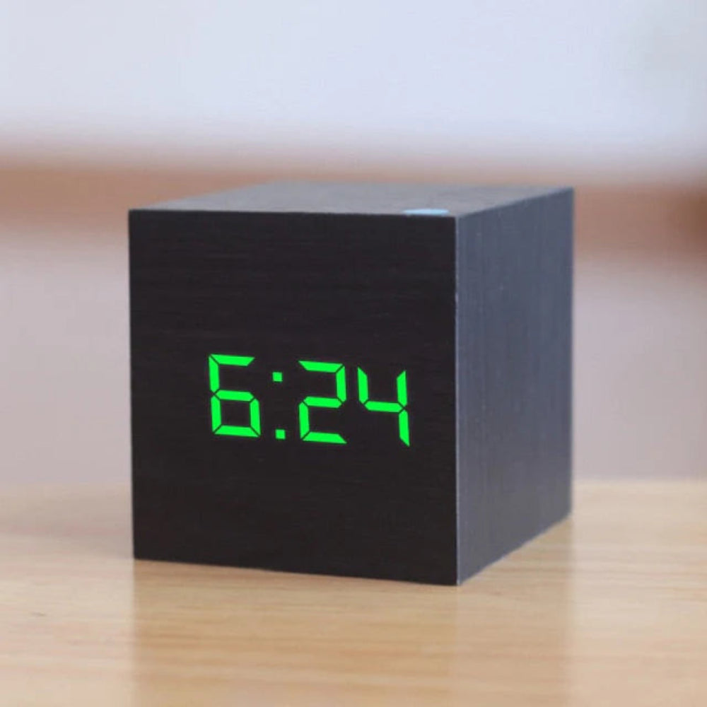 Compact LED Digital Alarm Clock with Adjustable Brightness – Perfect for Bedroom or Kitchen 2
