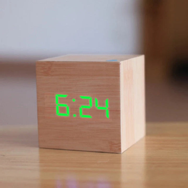 Compact LED Digital Alarm Clock with Adjustable Brightness – Perfect for Bedroom or Kitchen 7