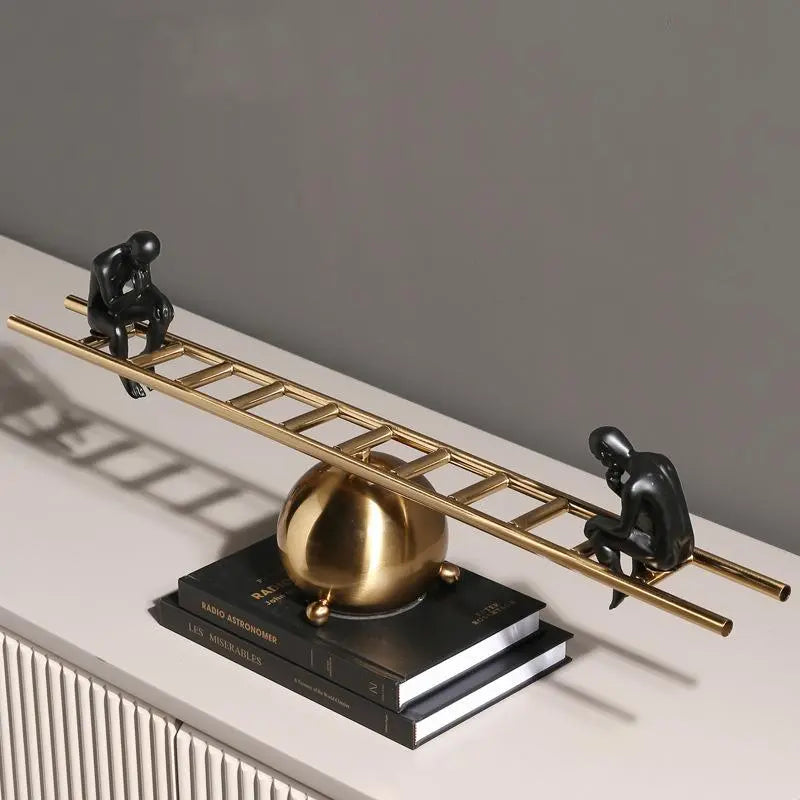 Contemplation on Ladder Sculpture – Thought-Provoking Wall Art for Home Decor 2