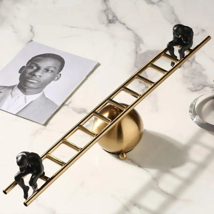 Contemplation on Ladder Sculpture – Thought-Provoking Wall Art for Home Decor 4