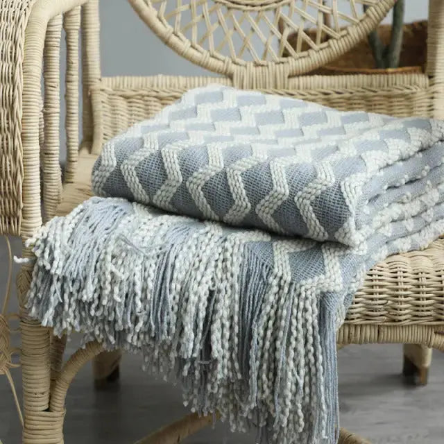 Cozy Knitted Throw Blanket – Perfect for Living Room or Bedroom 5