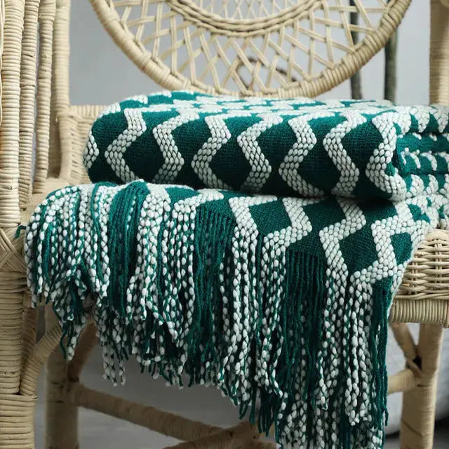 Cozy Knitted Throw Blanket – Perfect for Living Room or Bedroom 6