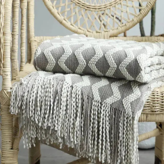 Cozy Knitted Throw Blanket – Perfect for Living Room or Bedroom 7