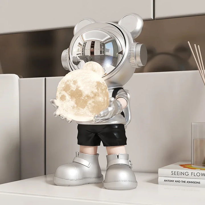 Creative Astronaut Decorative Figure – Unique Resin Ornament for Home or Office Decor 0