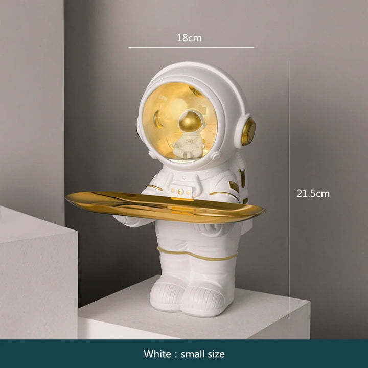 Creative Astronaut Figurine Storage Tray – Unique Decorative Organizer for Home or Office 10