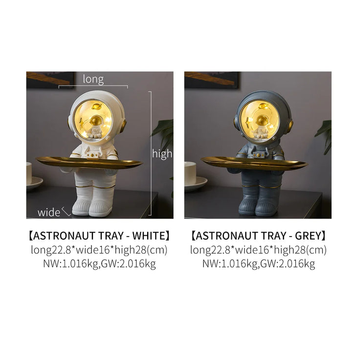 Creative Astronaut Figurine Storage Tray – Unique Decorative Organizer for Home or Office 5