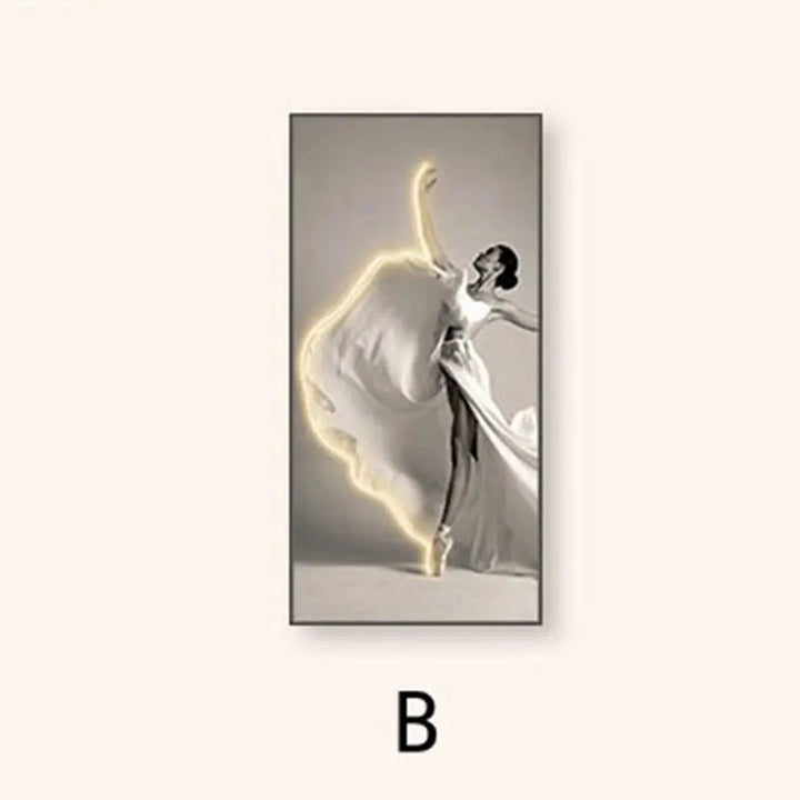 Customizable Dance Framed LED Wall Art – Unique Illumination for Your Home 10