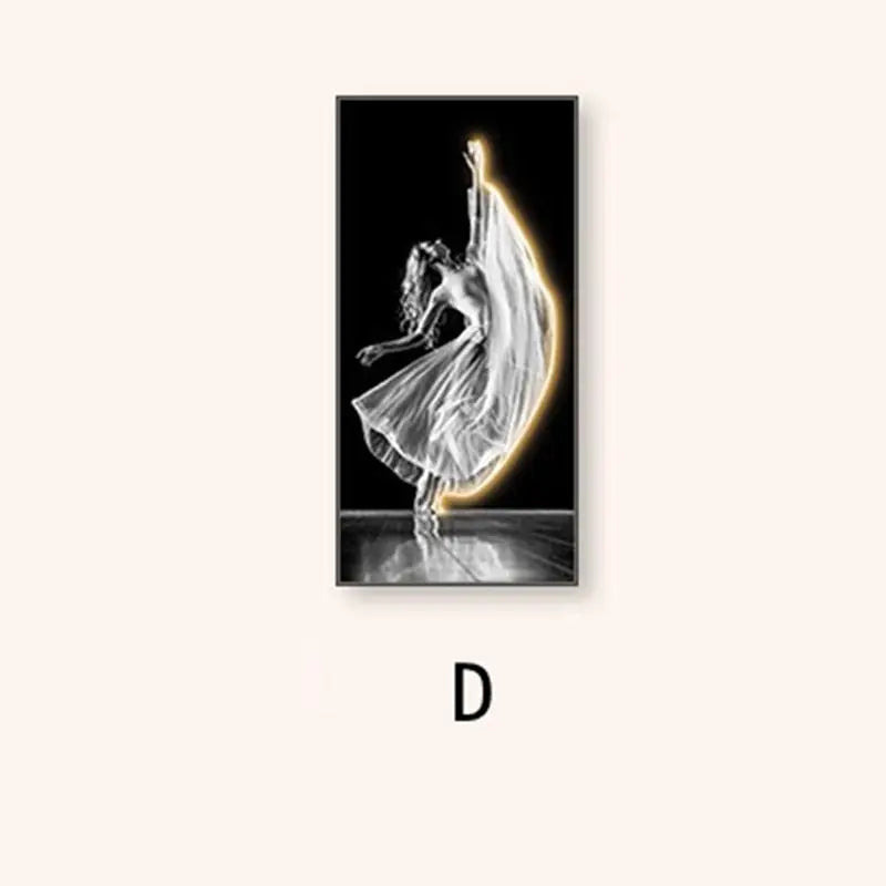 Customizable Dance Framed LED Wall Art – Unique Illumination for Your Home 8