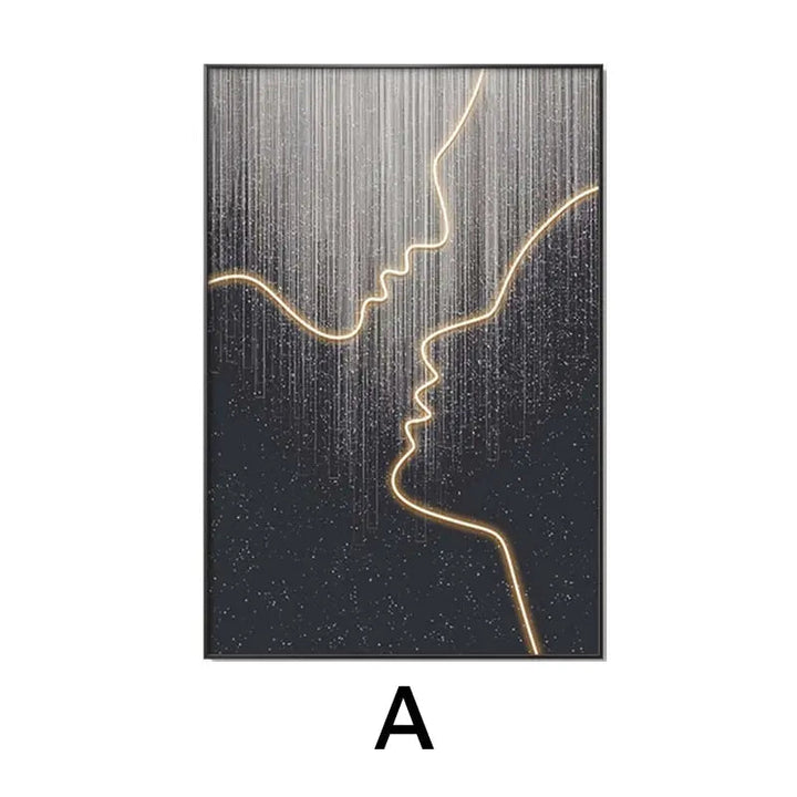 Customizable LED Wall Art with Framed Design – Unique Murals for Home Décor 0