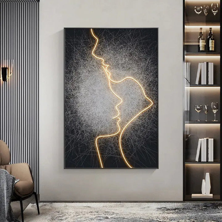 Customizable LED Wall Art with Framed Design – Unique Murals for Home Décor 1