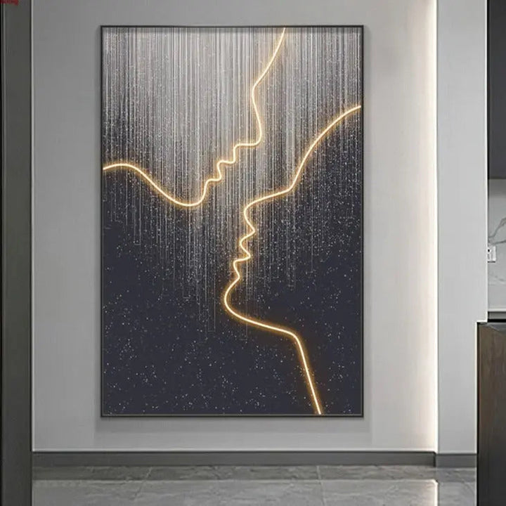 Customizable LED Wall Art with Framed Design – Unique Murals for Home Décor 3