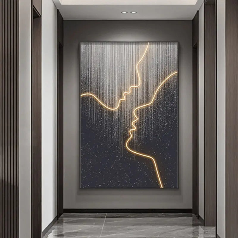 Customizable LED Wall Art with Framed Design – Unique Murals for Home Décor 5