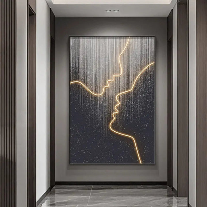 Customizable LED Wall Art with Framed Design – Unique Murals for Home Décor 5
