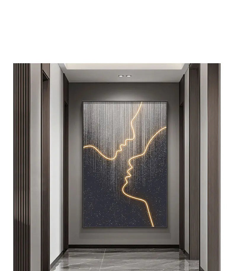 Customizable LED Wall Art with Framed Design – Unique Murals for Home Décor 8