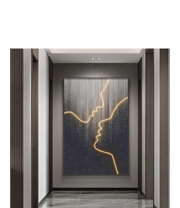 Customizable LED Wall Art with Framed Design – Unique Murals for Home Décor 8