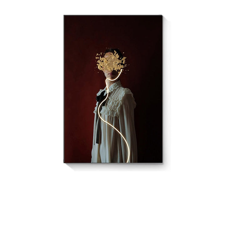 Customizable Modern LED Canvas Prints – Unique Wall Art for Elegant Home Decor 3