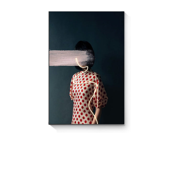 Customizable Modern LED Canvas Prints – Unique Wall Art for Elegant Home Decor 7