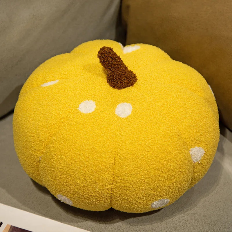 Cute Plush Pumpkin Pillow for Halloween – Cozy 3D Home Decoration 11