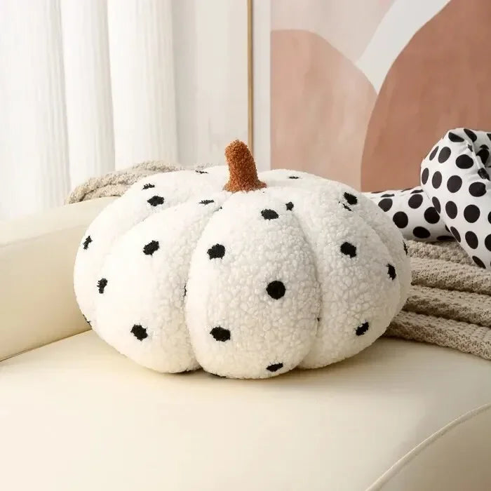 Cute Plush Pumpkin Pillow for Halloween – Cozy 3D Home Decoration 13