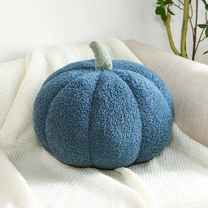 Cute Plush Pumpkin Pillow for Halloween – Cozy 3D Home Decoration 8