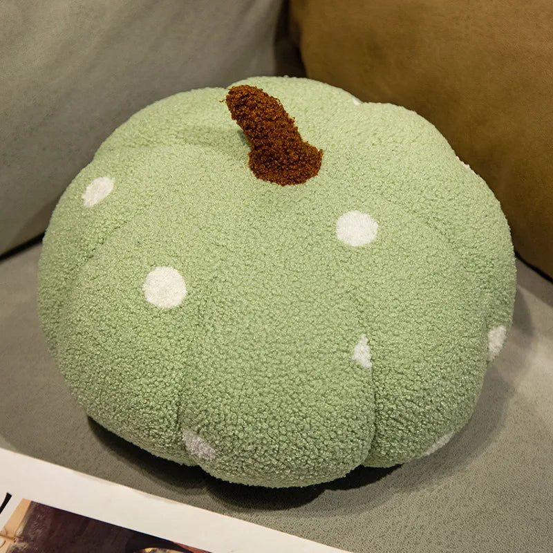 Cute Plush Pumpkin Pillow for Halloween – Cozy 3D Home Decoration 9