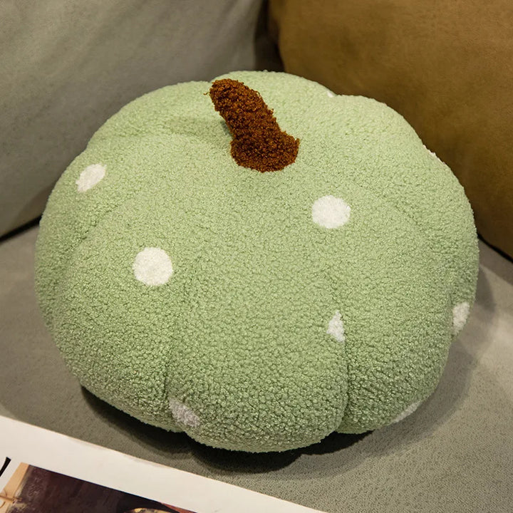 Cute Plush Pumpkin Pillow for Halloween – Cozy 3D Home Decoration 9