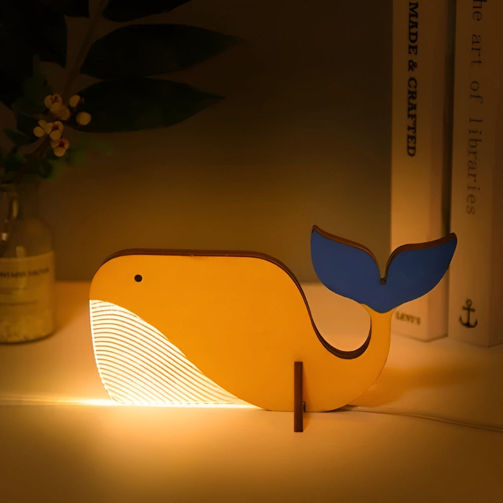 Decorative Animal Table Lamp with Soft LED Light – Whimsical Night Light for Kids' Bedroom 1