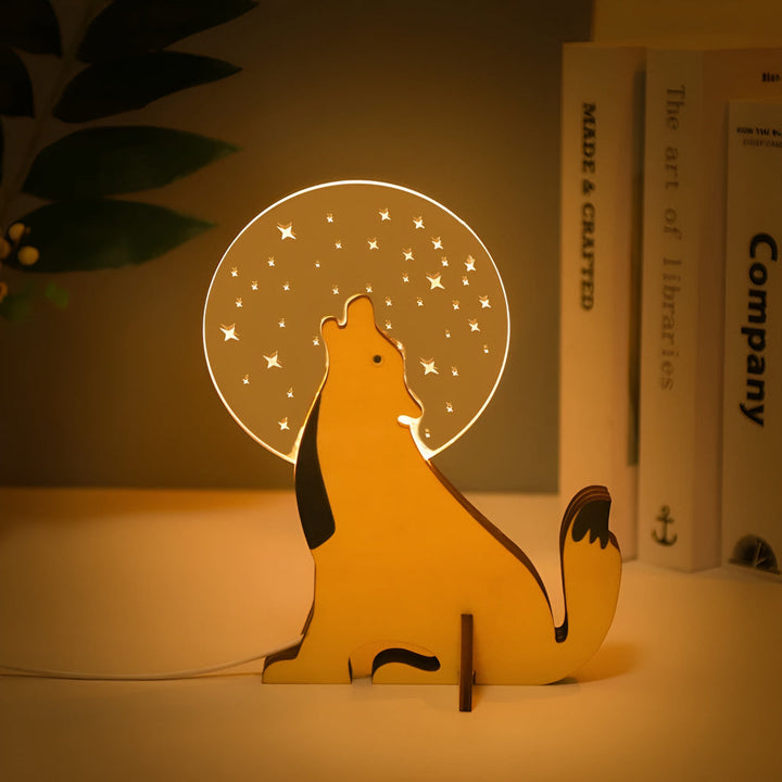 Decorative Animal Table Lamp with Soft LED Light – Whimsical Night Light for Kids' Bedroom 3