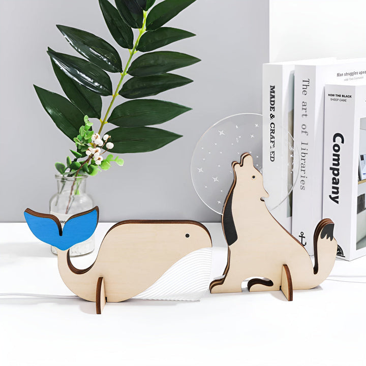 Decorative Animal Table Lamp with Soft LED Light – Whimsical Night Light for Kids' Bedroom 4