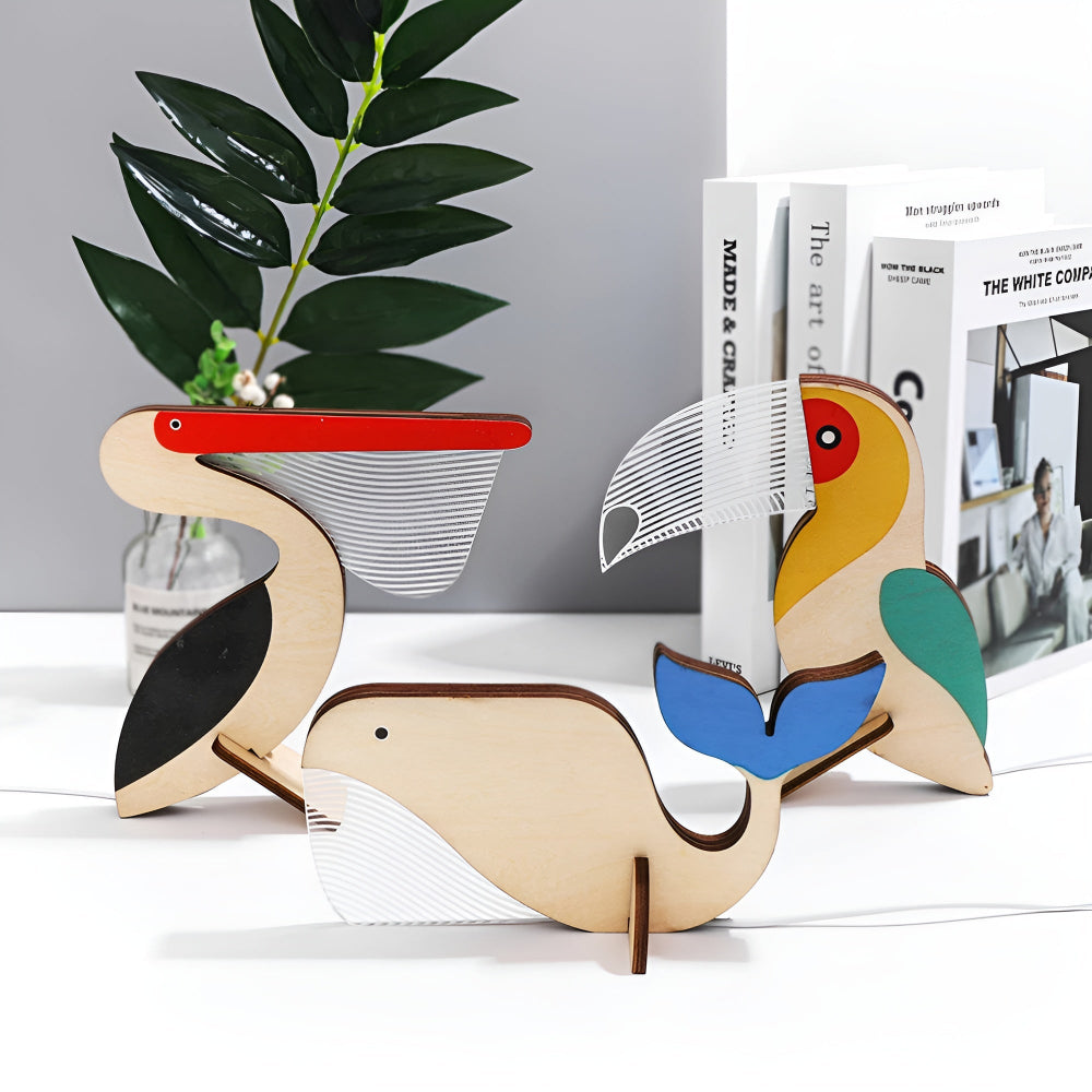 Decorative Animal Table Lamp with Soft LED Light – Whimsical Night Light for Kids' Bedroom 5