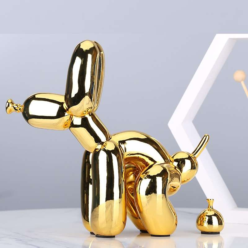 Decorative Balloon Dog Sculpture – Whimsical Art Piece for Home or Office 3