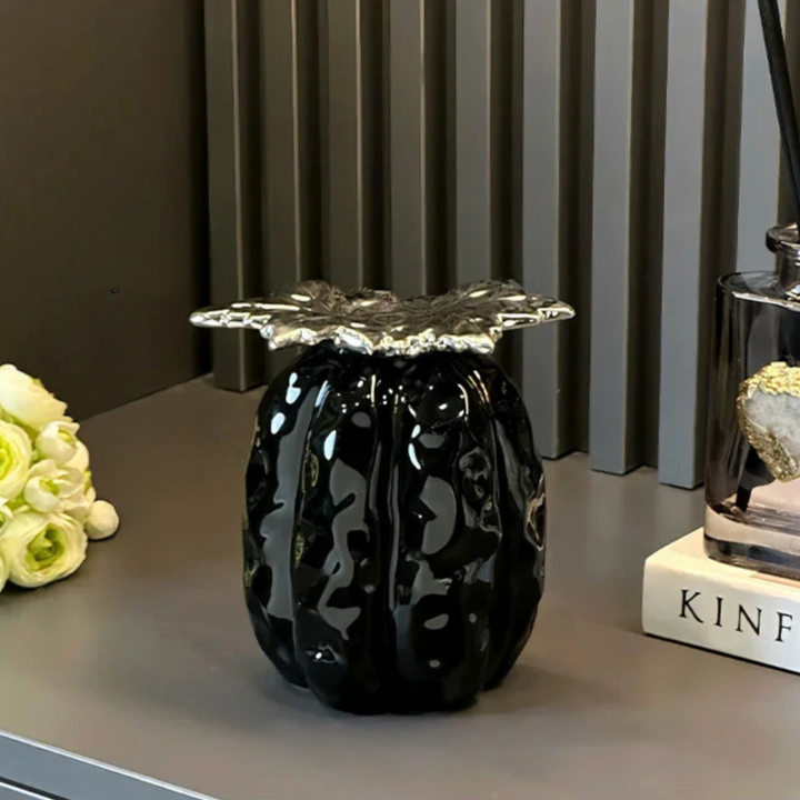 Decorative Ceramic Pumpkin Stash Jar – Charming Storage for Fall Decor and Gifting 4