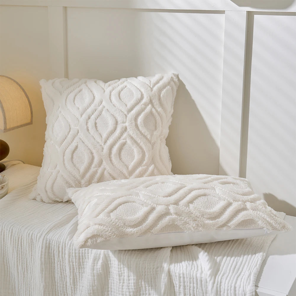 Decorative Plush Sofa Cushion Cover – Stylish Nordic Design for Living Room or Bedroom 3