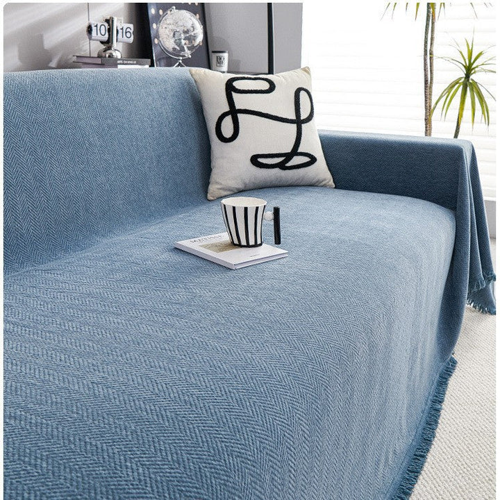 Durable Herringbone Sofa Cover for Pet Owners – Stylish Protection for Your Living Room 4