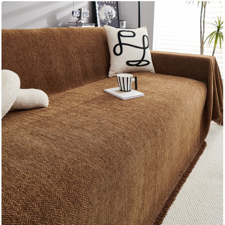 Durable Herringbone Sofa Cover for Pet Owners – Stylish Protection for Your Living Room 5