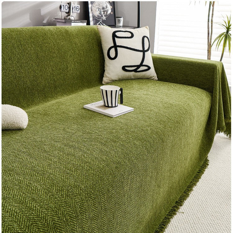 Durable Herringbone Sofa Cover for Pet Owners – Stylish Protection for Your Living Room 6