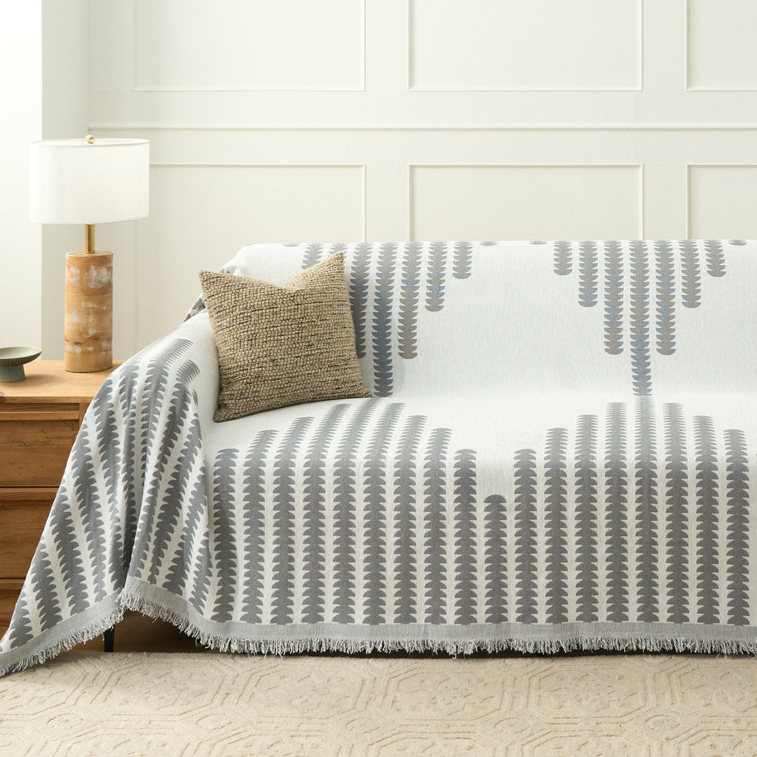 Durable Sofa Cover for Pet-Friendly Homes – Machine Washable Couch Slipcover with Forest Pattern 6