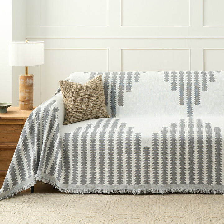 Durable Sofa Cover for Pet-Friendly Homes – Machine Washable Couch Slipcover with Forest Pattern 6