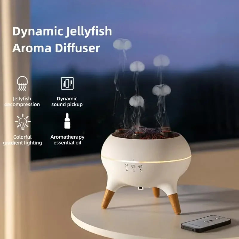 Dynamic Jellyfish Cool Mist Humidifier for Bedroom – Aromatherapy and Soothing Light for Relaxation 5