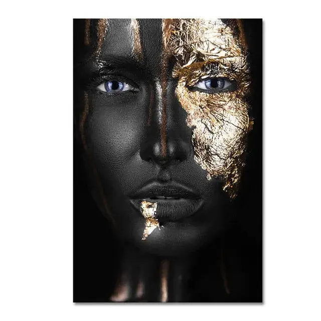 Elegant African Woman Canvas Art Print – Vibrant Wall Decor for Home or Office 10